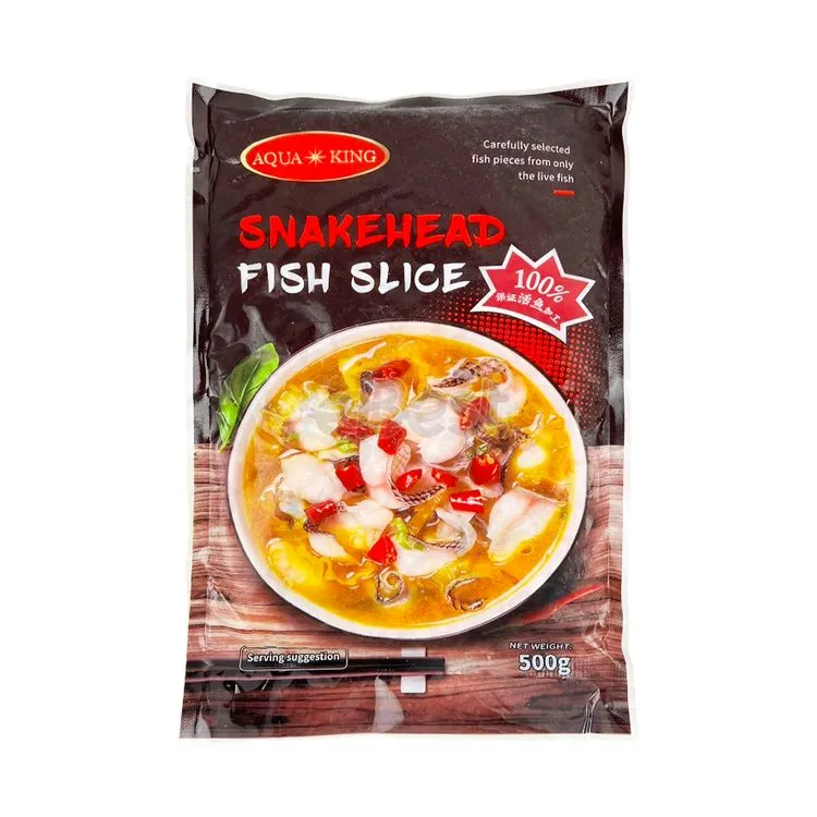 SNAKEHEAD SLICED FILLET A/KING 黑鱼片 500g x 20pk/ctn