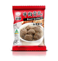 SMILE BEEF BALLS 430g x 15pk/ctn