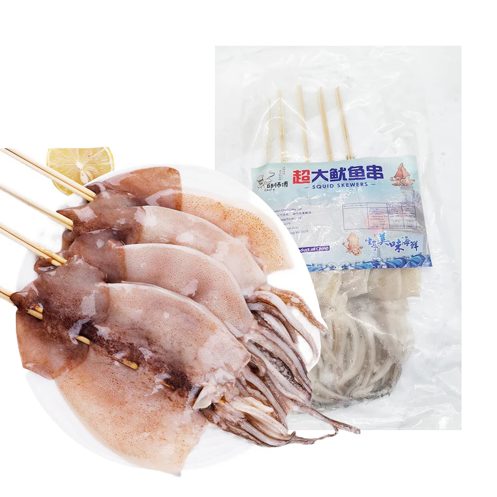SQUID SKEWERS UFE 1.1kg x 10pk/ctn