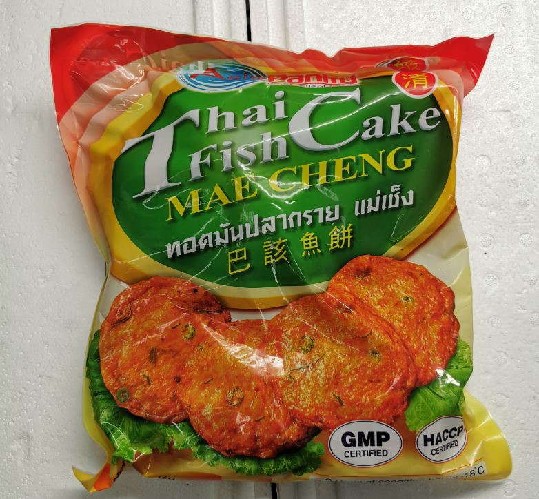MAECHENG THAI FISH CAKE 巴该鱼饼 1kg x 10pk/ctn