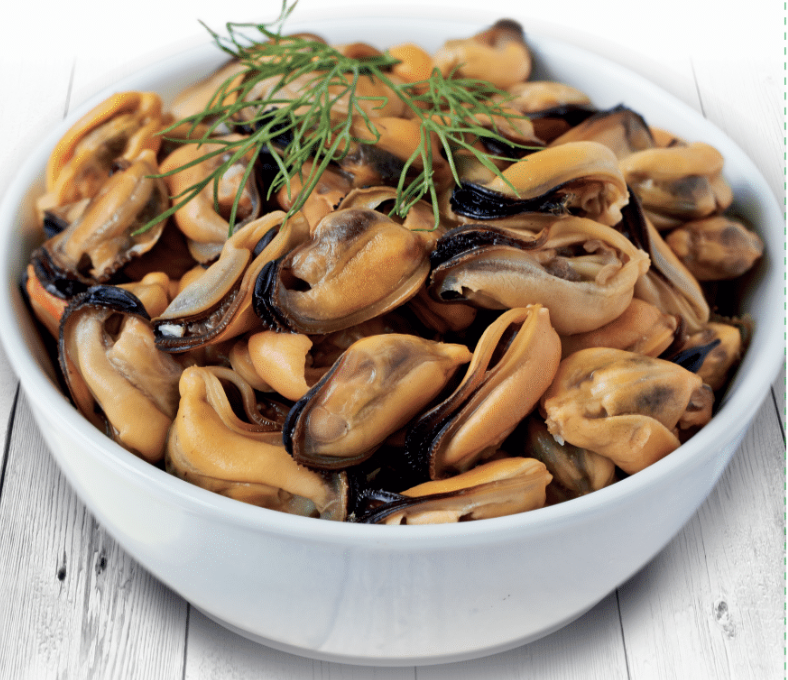 MUSSEL MEAT CHINA SSS 1kg x 12pk/ctn