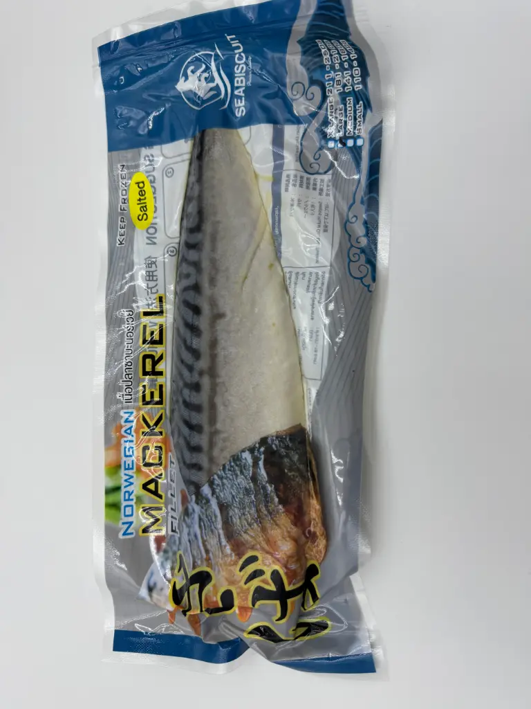 SABA MACKEREL FILLET NORWAY L 180/210g (RANDOM)