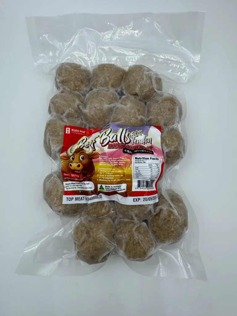 BEEF TENDON BALL X/PHAT 500G X 20PK / CTN