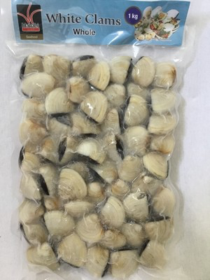 [CLAMWHITEWHOLE(I)] CLAM WHOLE WHITE 1kg x 10pk/ctn
