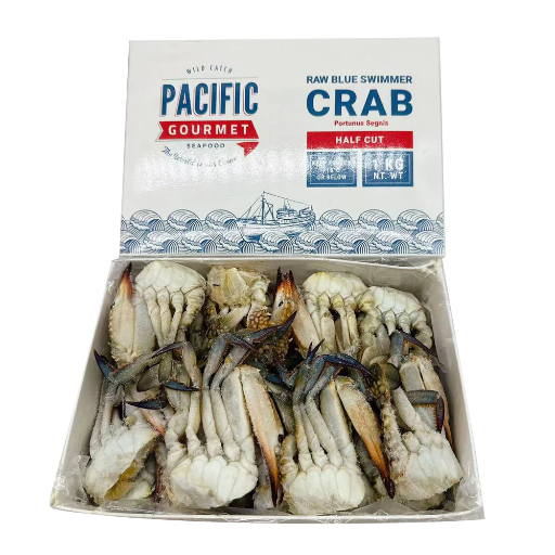 [CRHCUTM(I)] CRAB 1/2 CUT M P/G 1kg x 12pk/ctn