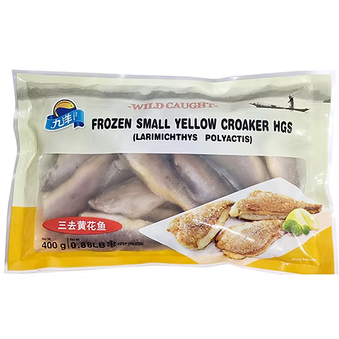 [FWYCR400(I)] YELLOW CROAKER SMALL HEADLESS UFE 400g x20pk/ctn