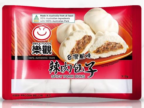 [SMISPBN] SMILE SPICY PORK BUN 310g x 13pk/ctn