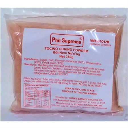[CURINGTOC] CURING POWDER TOCINO PHL/SUP 350gX30pk/CTN